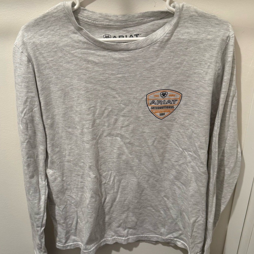 Ariat Men’s Gray Long Sleeve Shirt